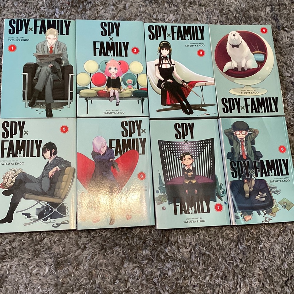 Spy Family Anime Manga Volumes 1-8